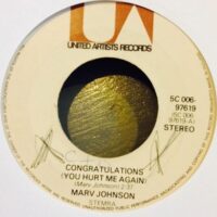 Marv Johnson - Congratulations (You Hurt Me Again