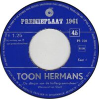 Toon Hermans / Wim Kan - Premieplaat