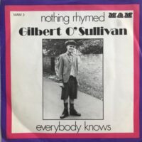 Gilbert O'Sullivan - Nothing Rhymed
