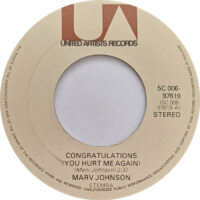 Marv Johnson - Congratulations (You Hurt Me Again)