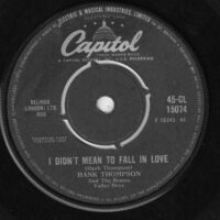 Hank Thompson - I Guess I'm Getting Over You