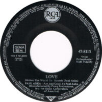 Paul Anka - Love (Makes The World Go 'Round)