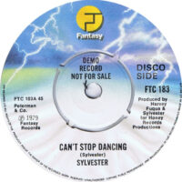 Sylvester - Can't Stop Dancing